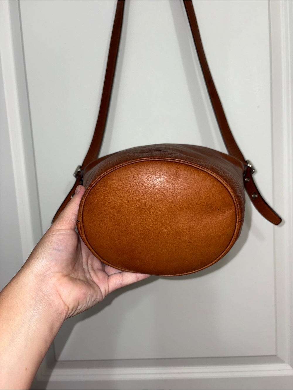 Vintage Coach Bleecker Leather Mini Duffle 14 - Picture 3 of 8